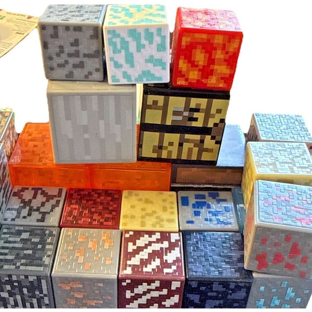 Minecraft 28 Blocks Different sizes Gaming Toys Building Crafting